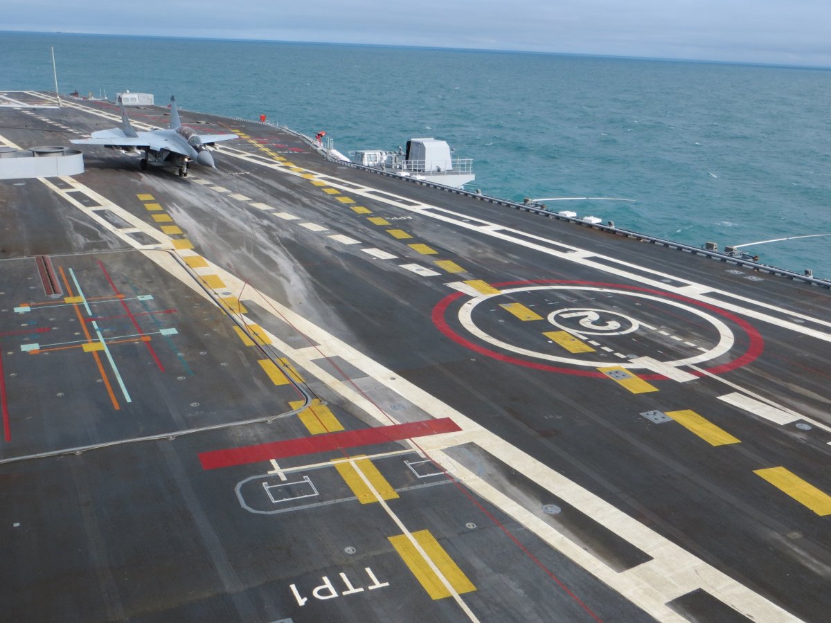 Адмирал Кузнецов авианосец палуба