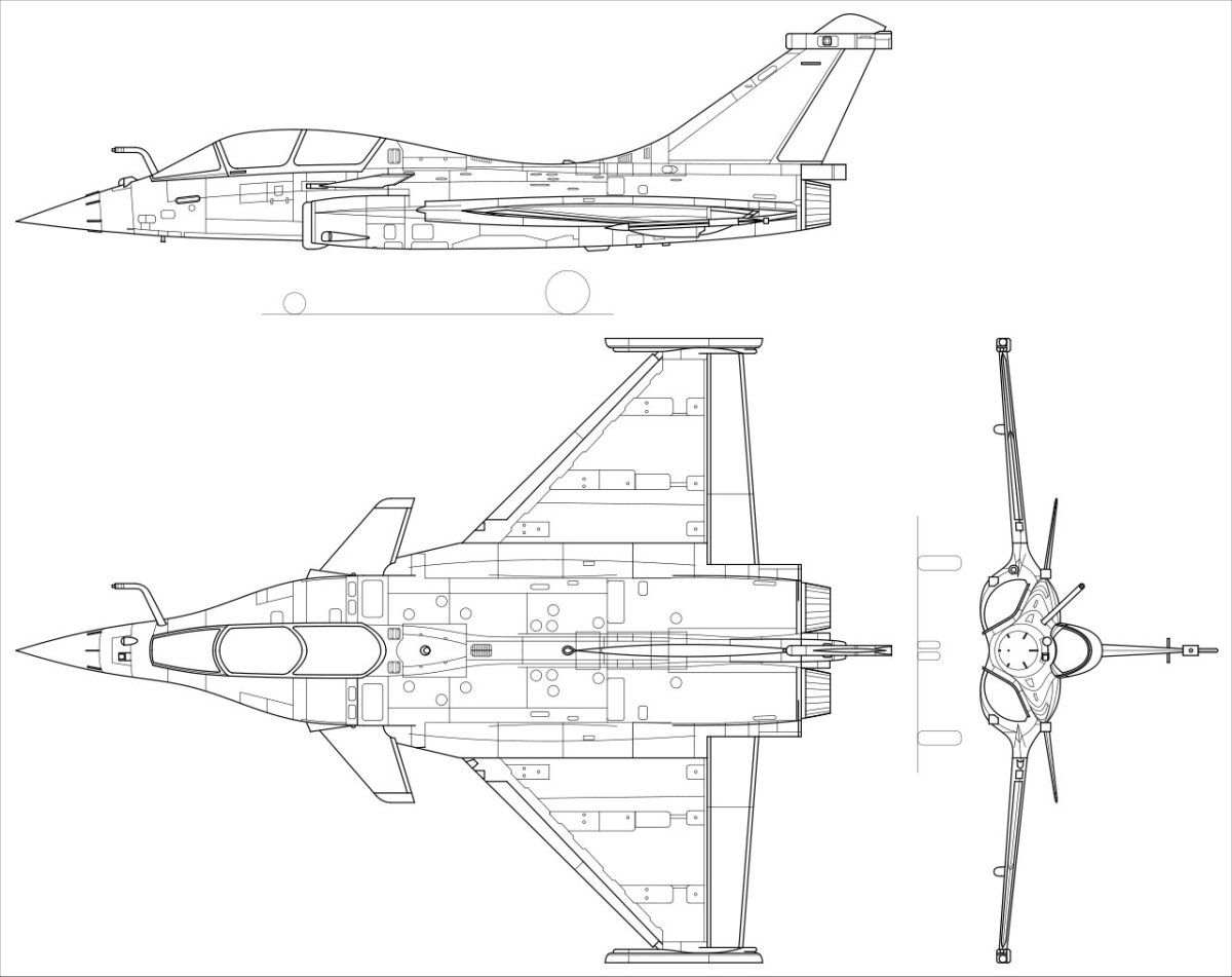 J-10 истребитель чертежи