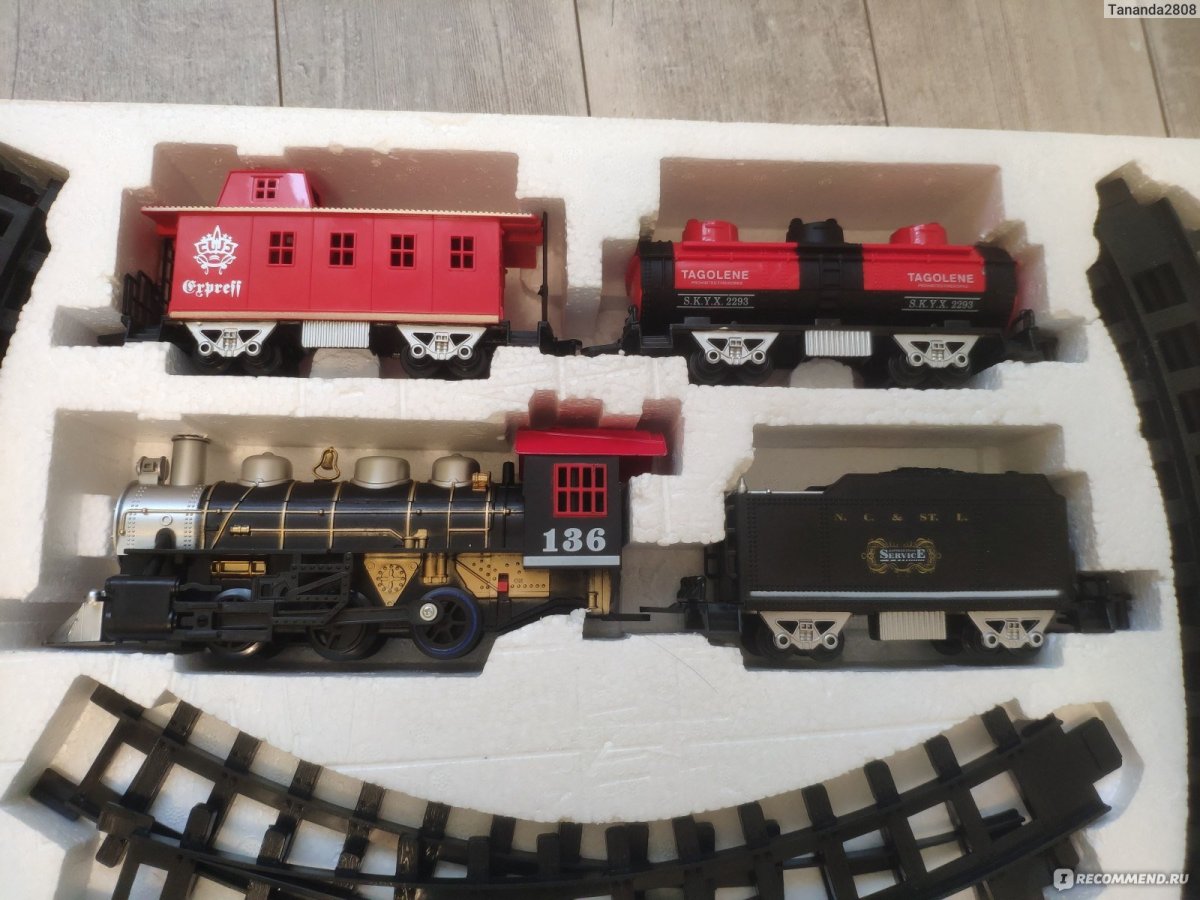 Joy Toy железная дорога как собрать