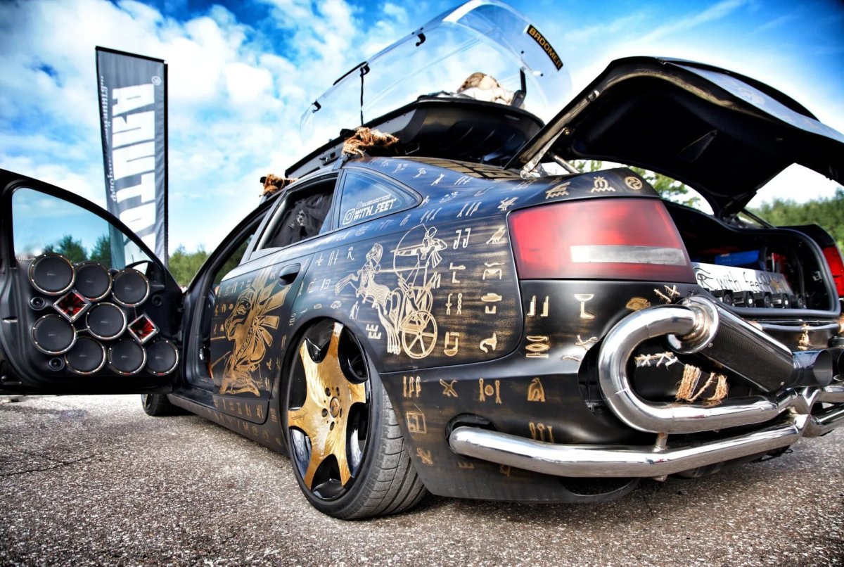 Ауди а6 автозвук Рамазана