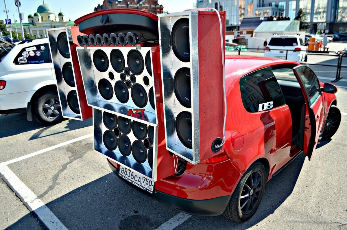 Фиат Панда автозвук