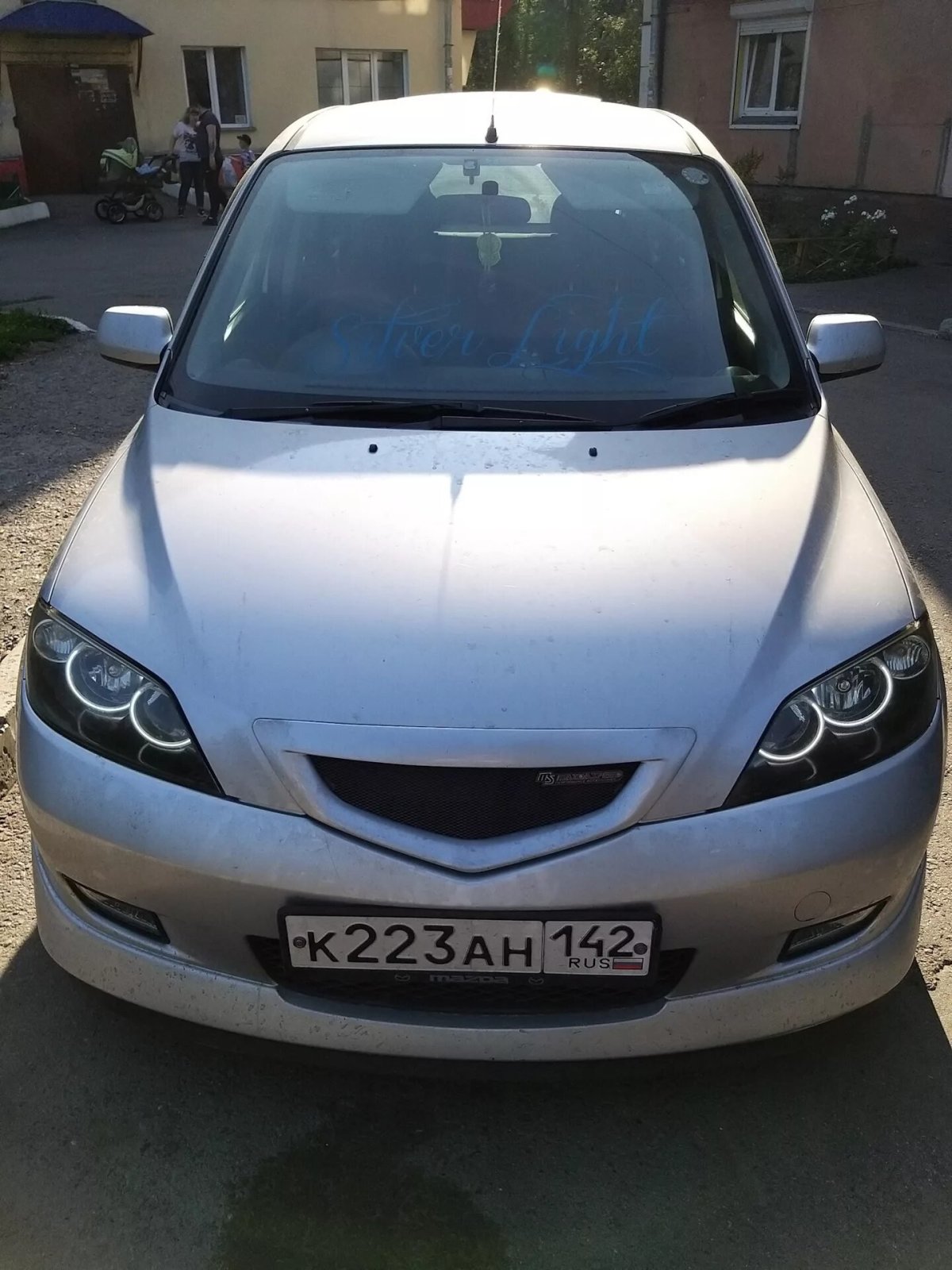 Линзы с ангельскими глазками Mazda Demio dy5w