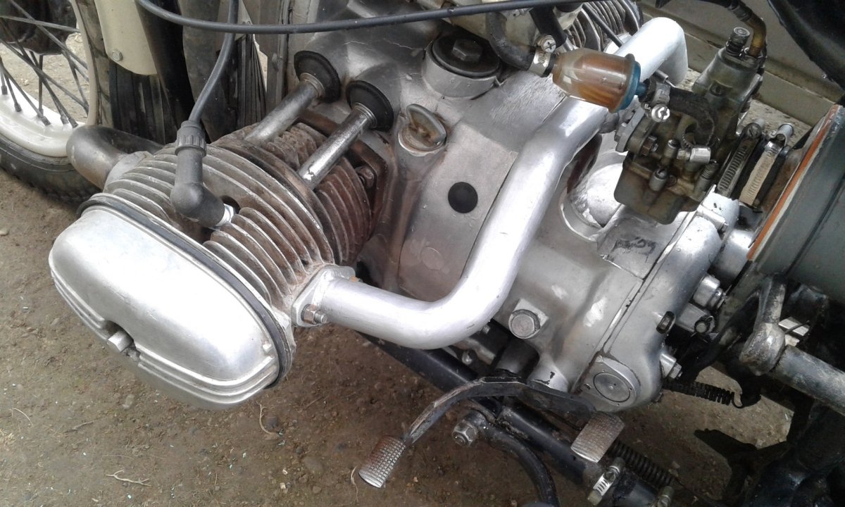 Воздушный фильтр на один карбюратор к65 на Урал