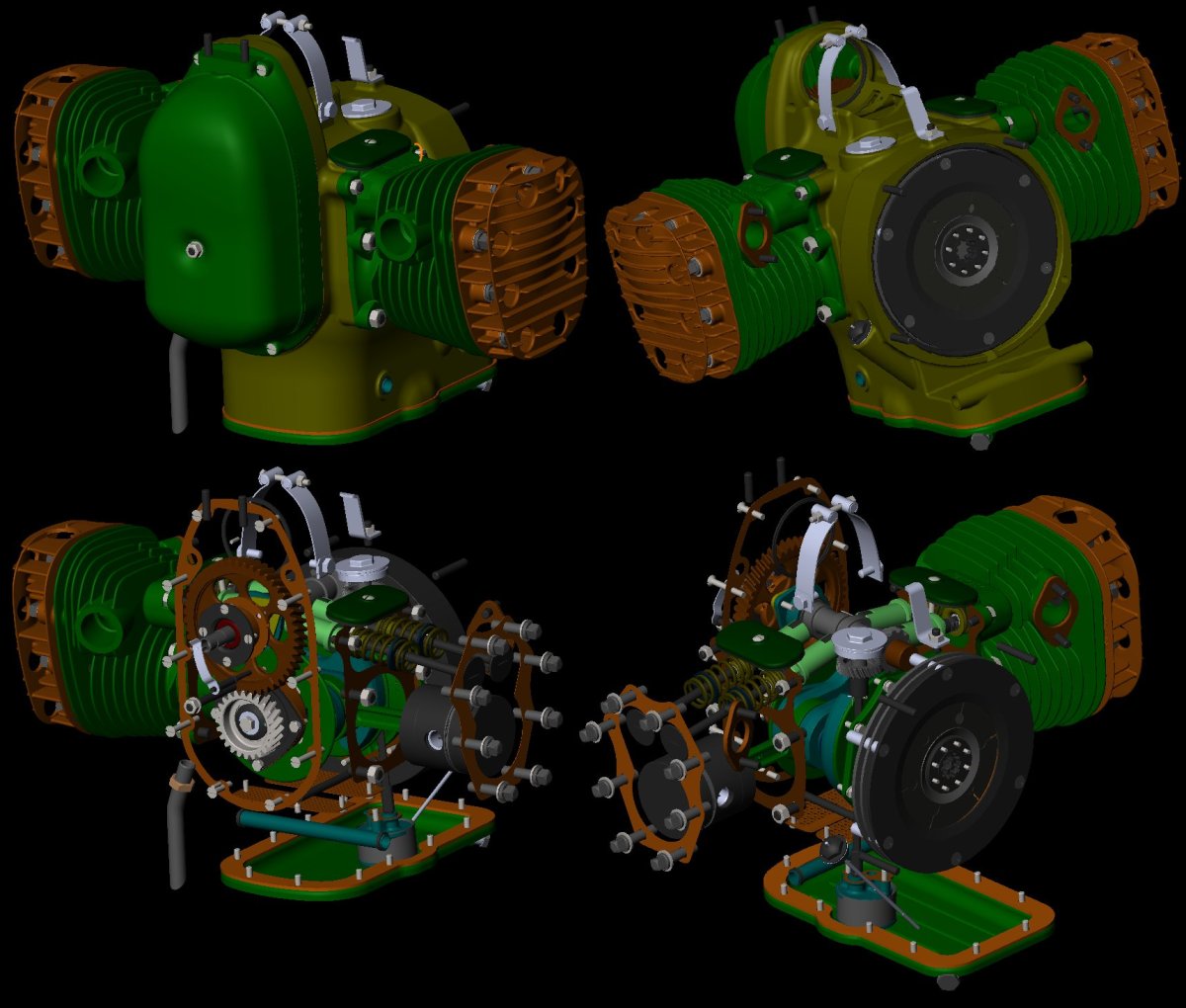 Двигатель мотоцикла м72