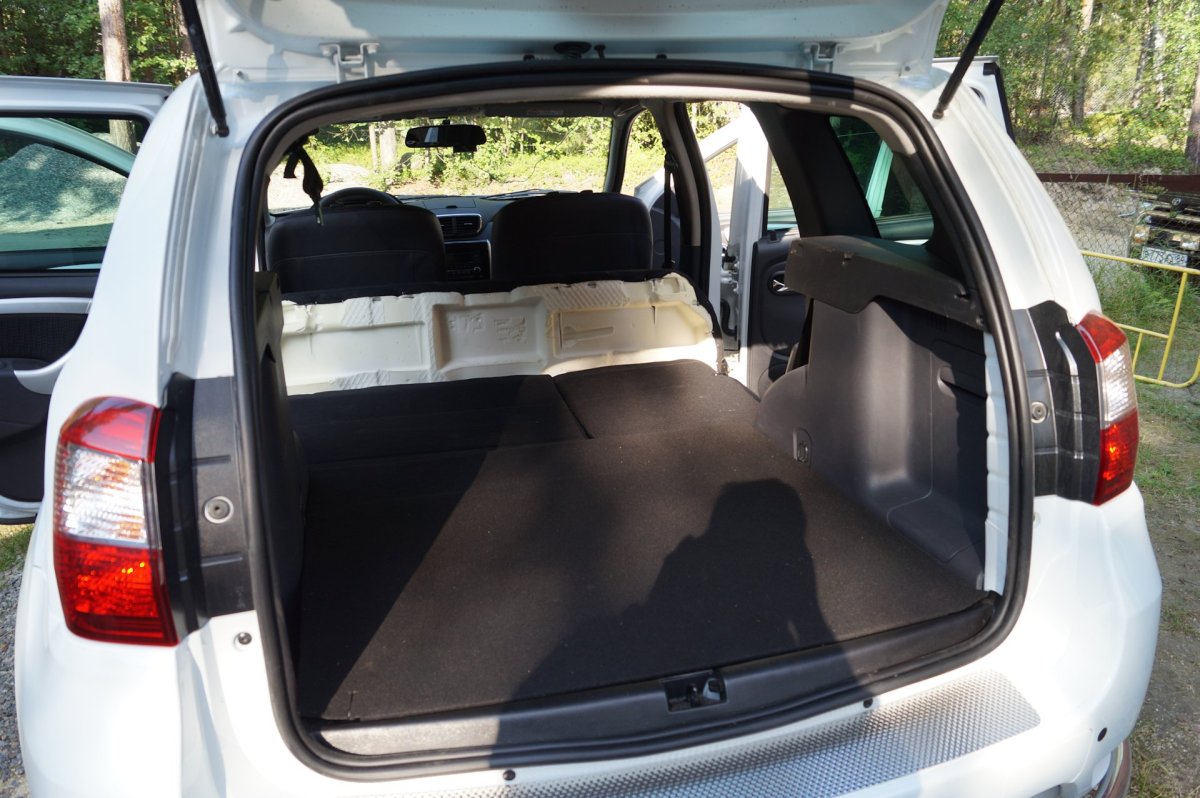 Nissan Terrano, 2015 багажник