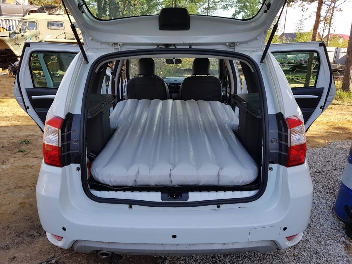 Renault Duster спальное место багажник