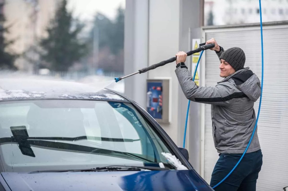 На улице зима но машину мыть нужно Шайн Системс бортжурнал