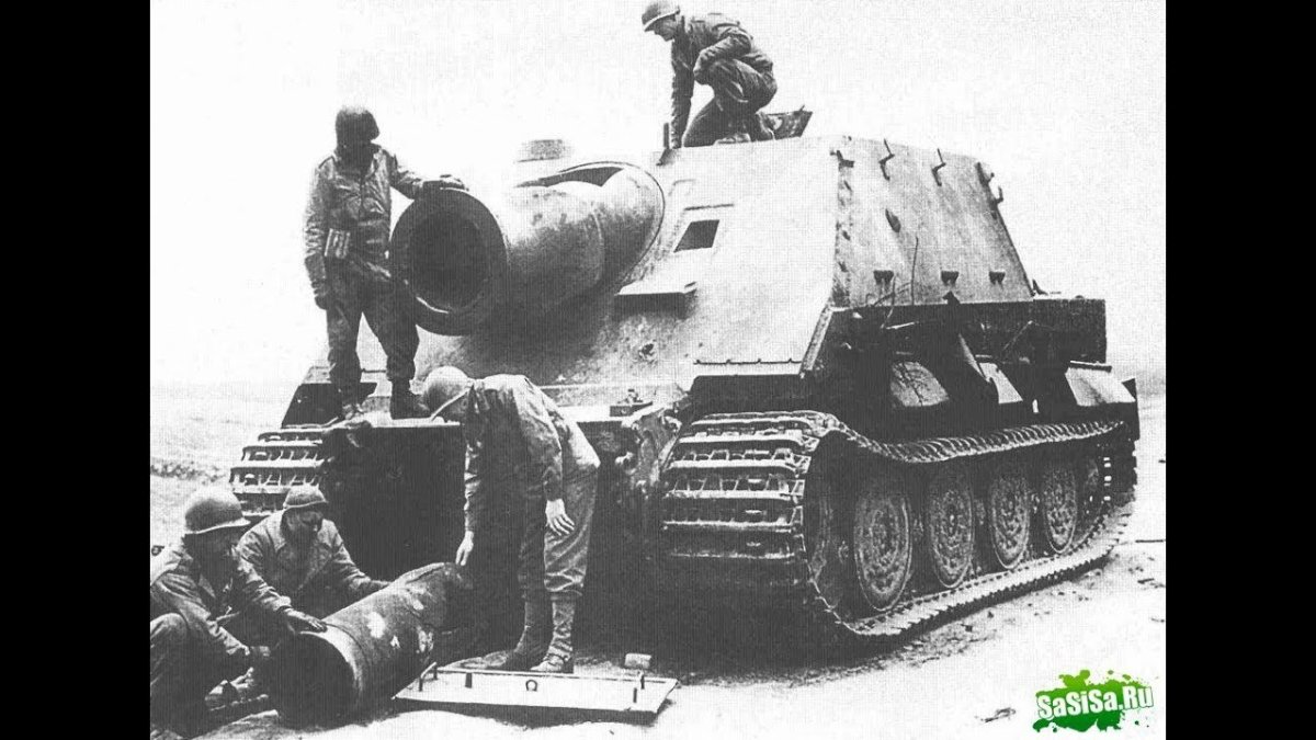 Sturmtiger 380мм штурмовая мортира