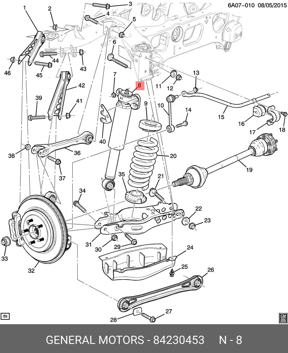 Передняя подвеска Кадиллак ATS