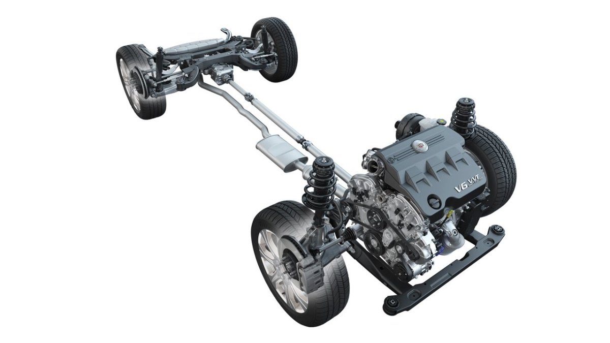 Кадиллак SRX 2010 подвеска