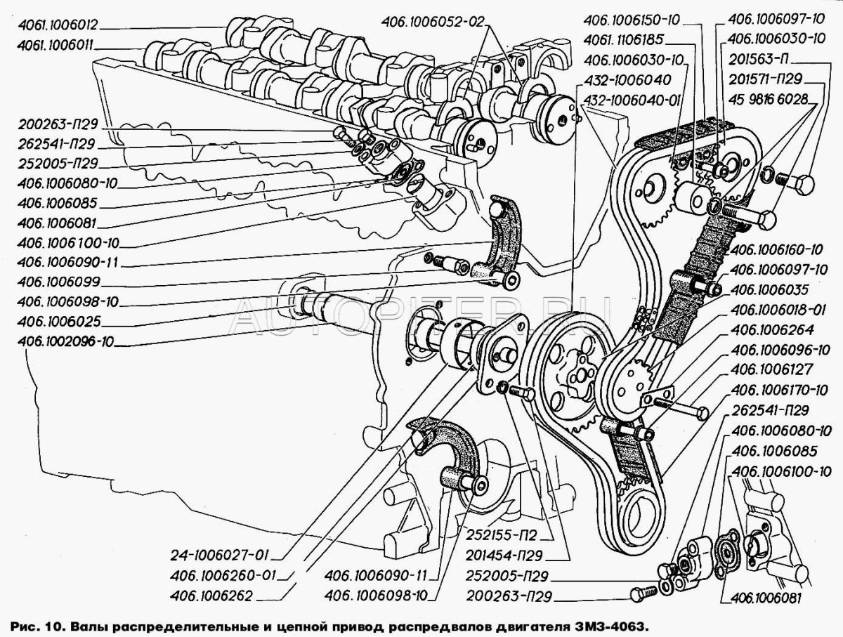 Болты ГРМ ЗМЗ 406