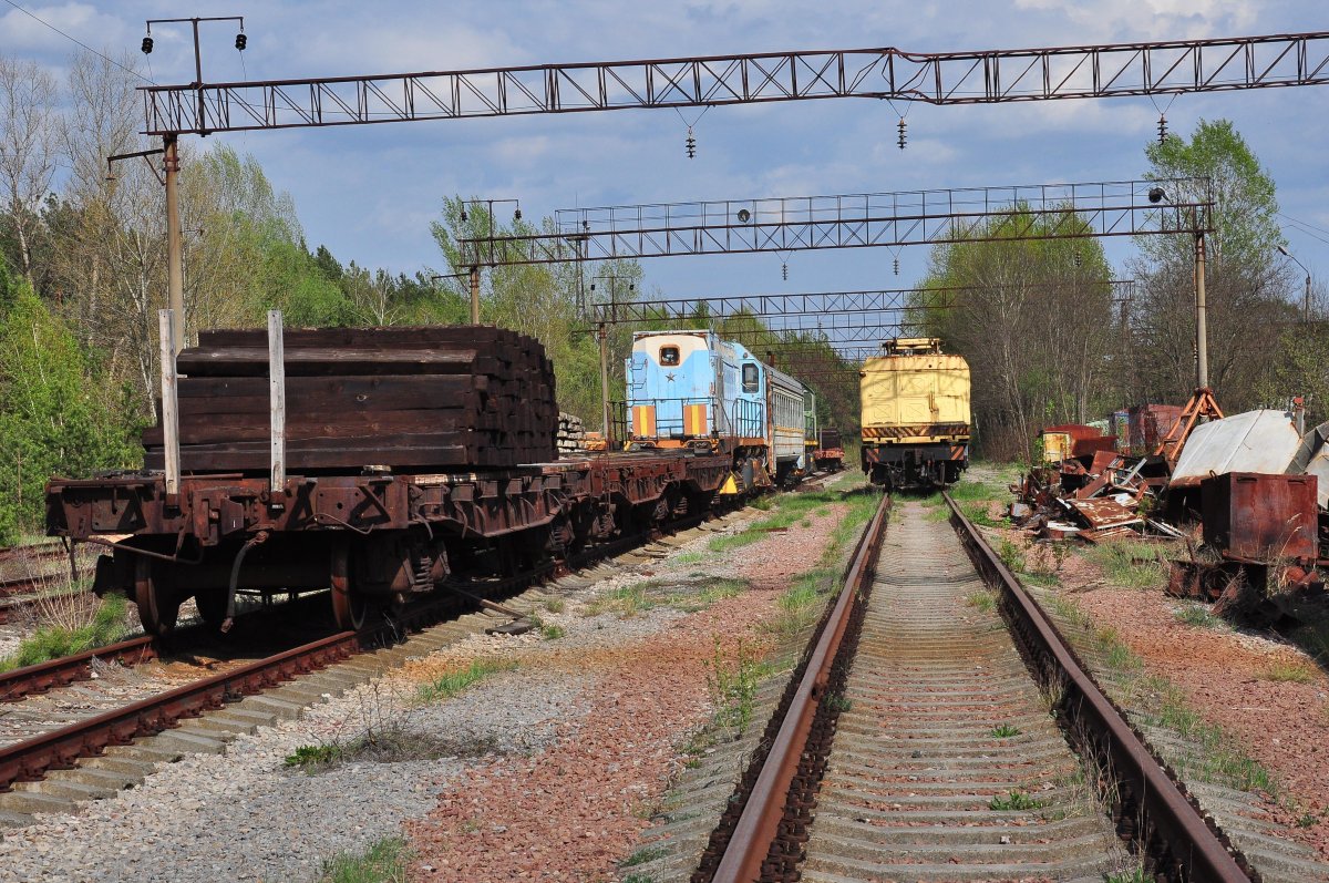 Чернобыль Янов станция ЖД