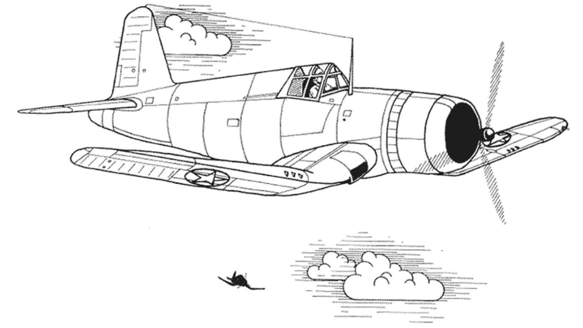 Разукрашка самолет