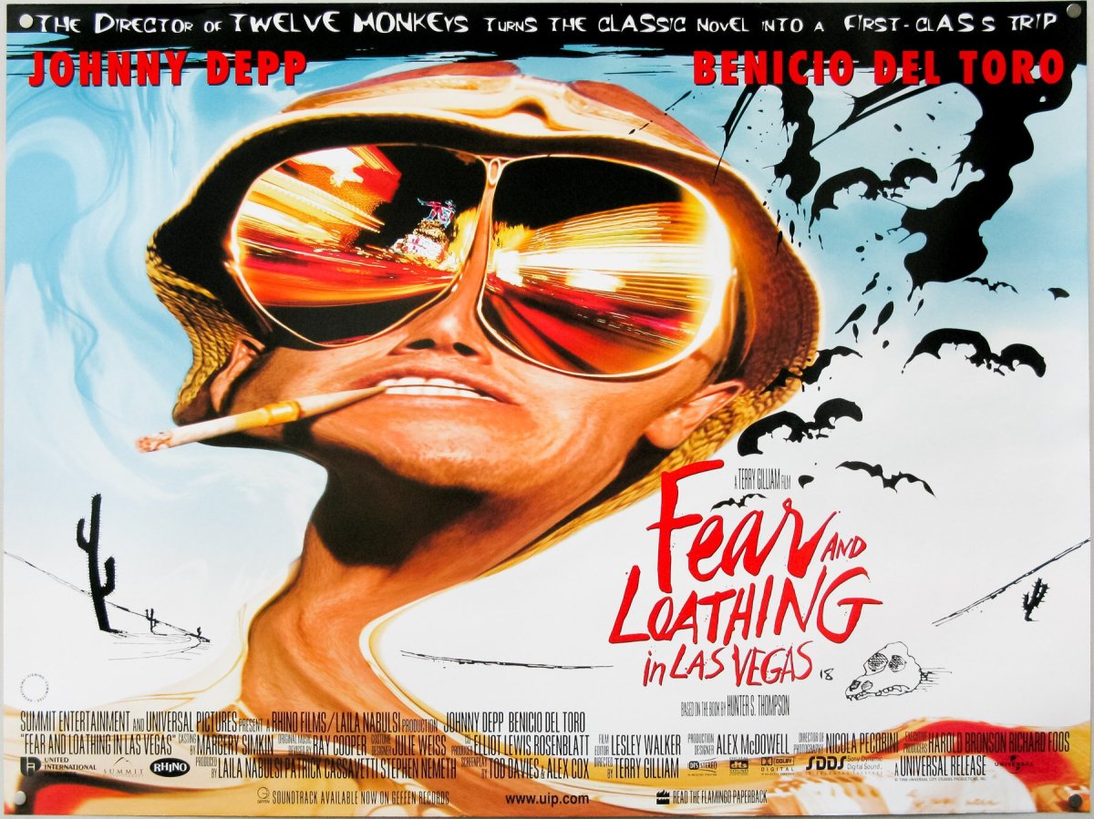 Страх и ненависть в Лас-Вегасе / Fear and Loathing in las Vegas (1998) Постер