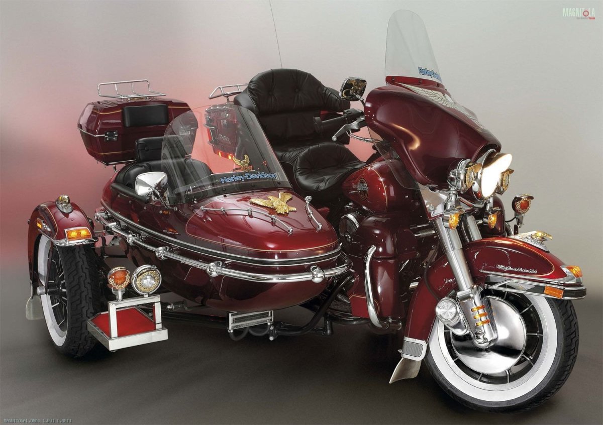 Harley Davidson Electra Glide с коляской