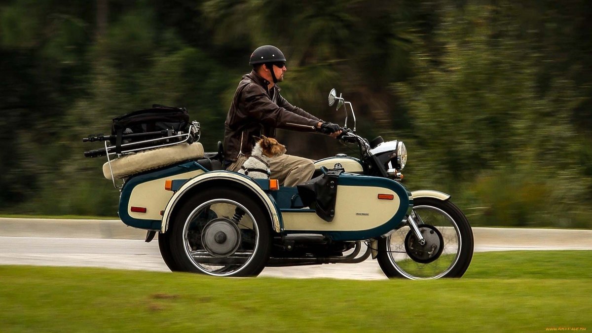 Ява 634 с коляской