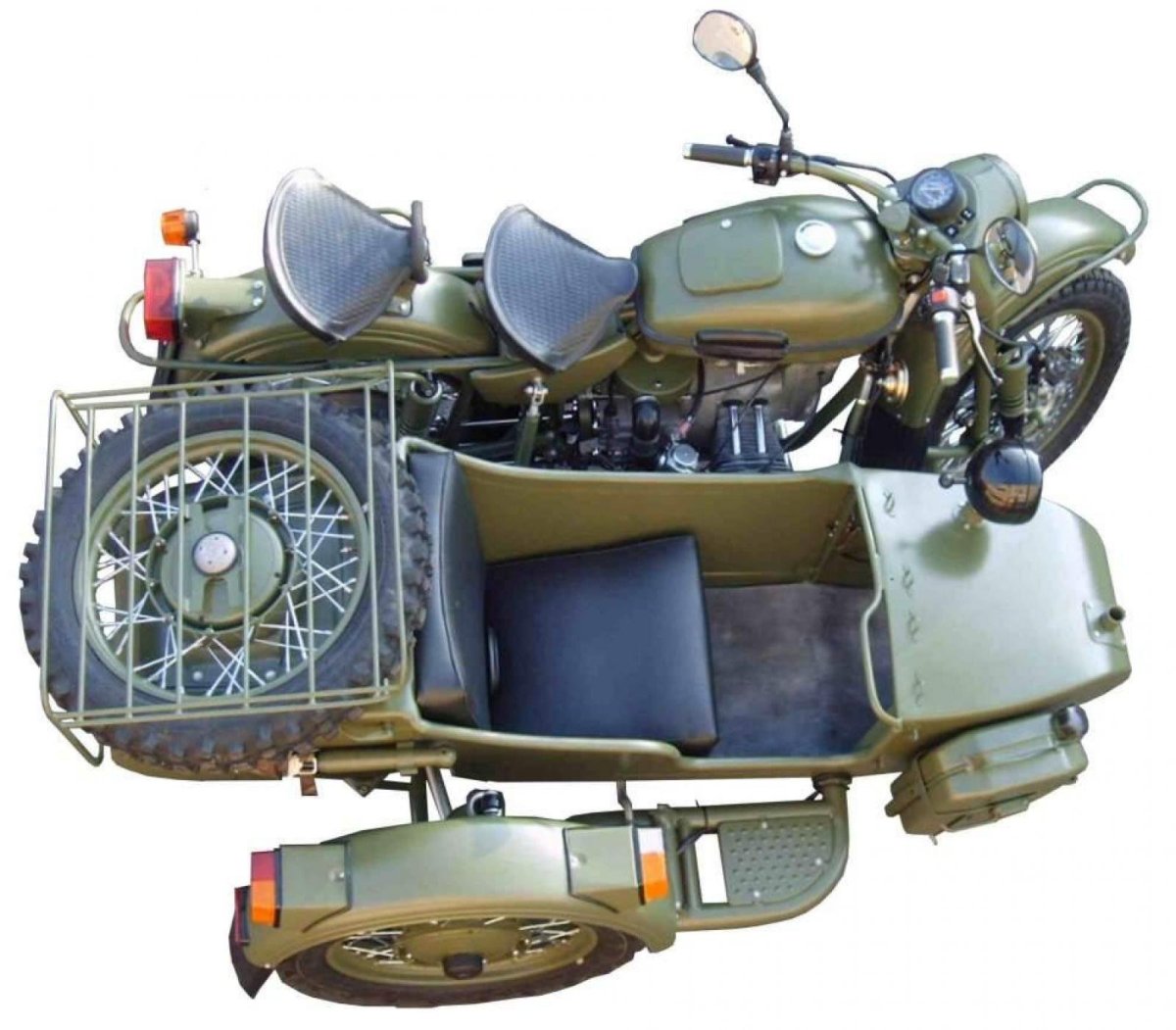 Мотоцикл Урал с людкой