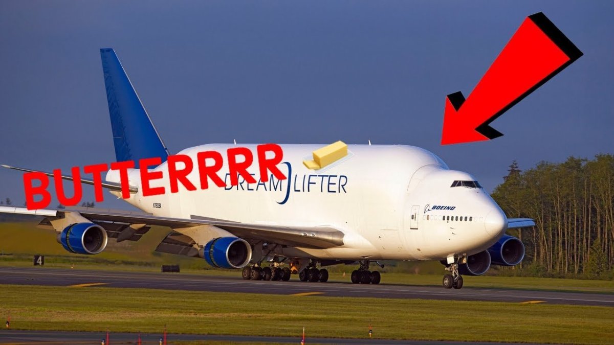 Грузовой Боинг 747 ДРИМЛИФТЕР