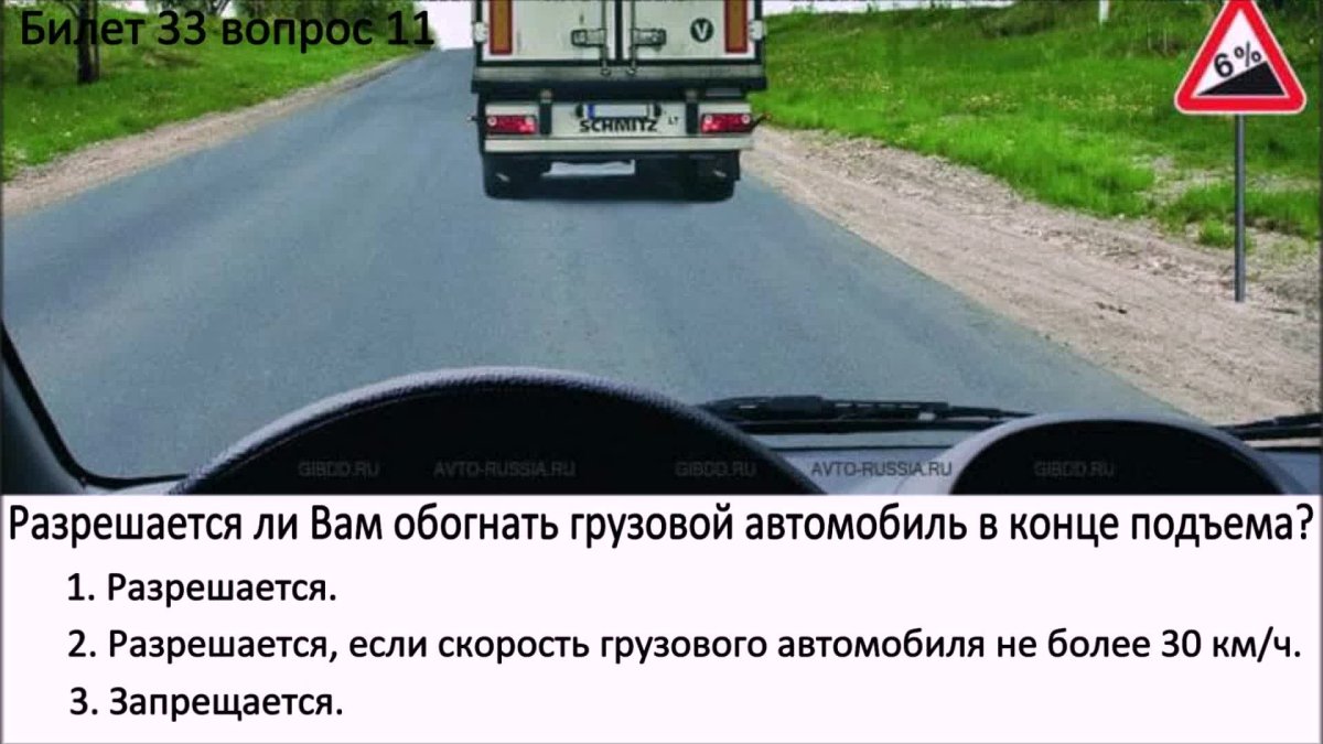Обгон опережение встречный разъезд ПДД