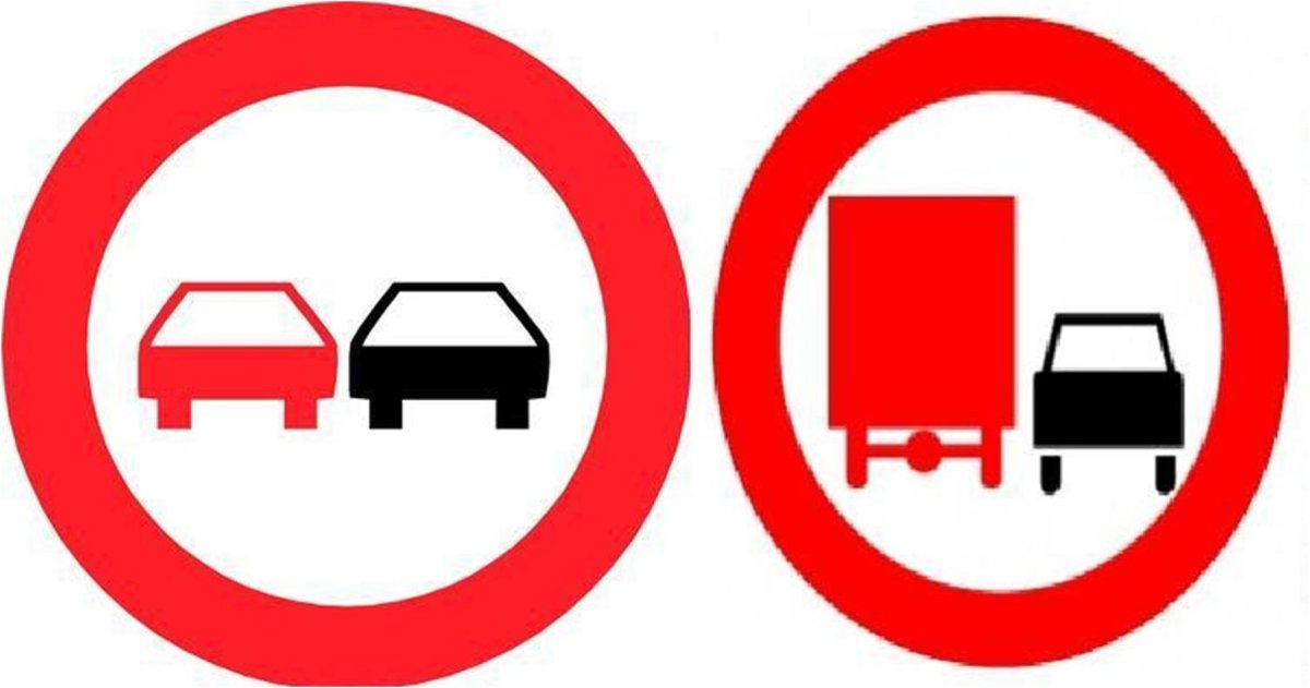 Знак 3.20 и 3.22