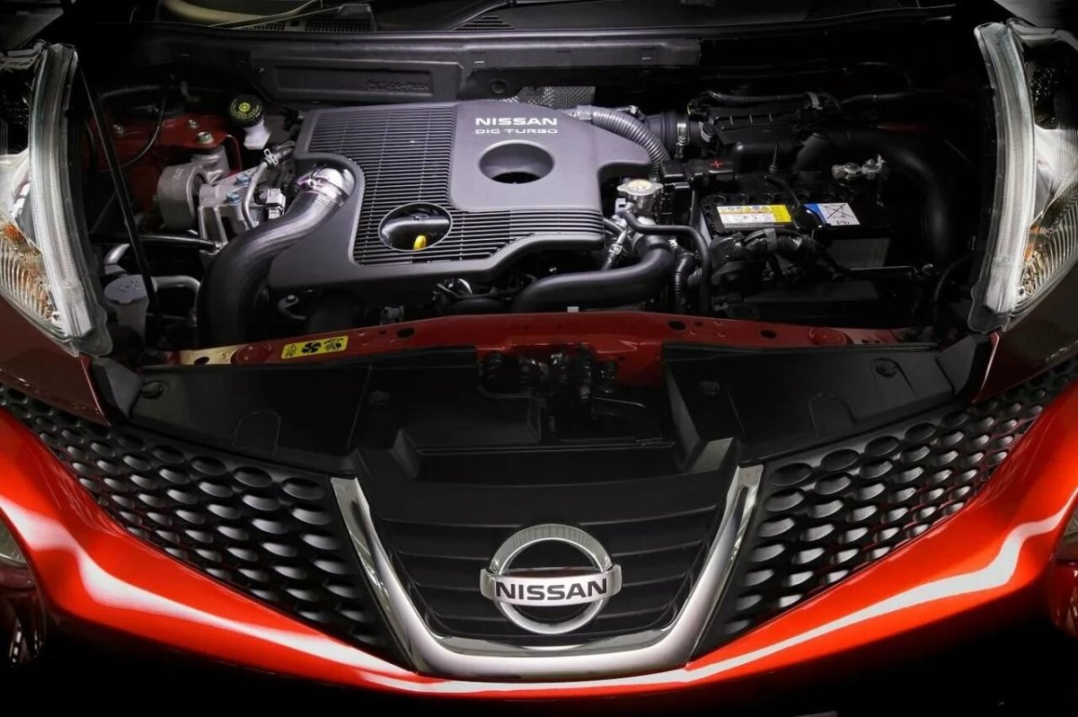 Nissan Juke 2014 под капотом