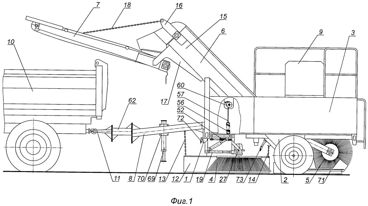 Подметально уборочная машина ко-304 схема