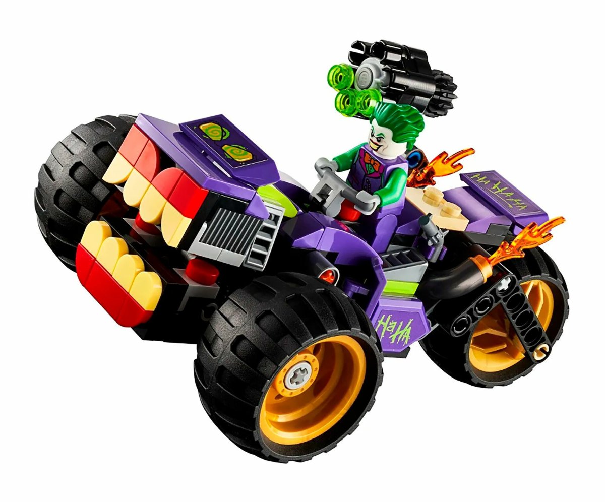Конструктор LEGO побег Джокера на трицикле