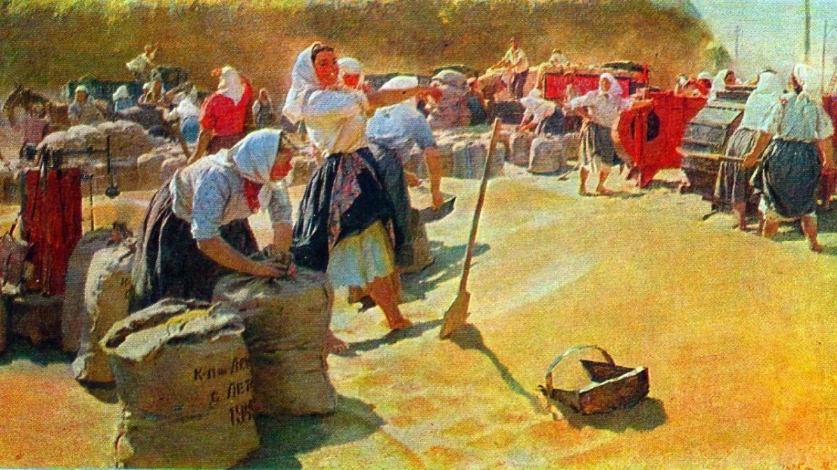 Т. Н. Яблонская. Хлеб. 1949.