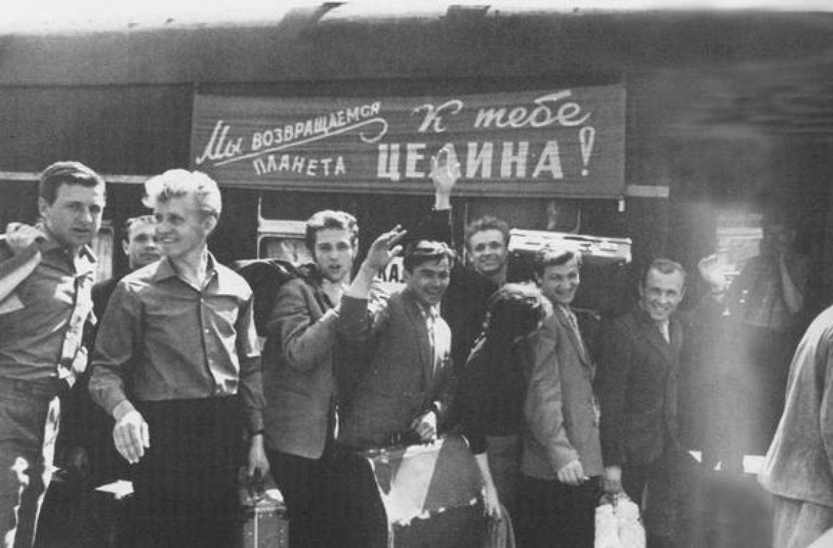 Целина 1954 Хрущев