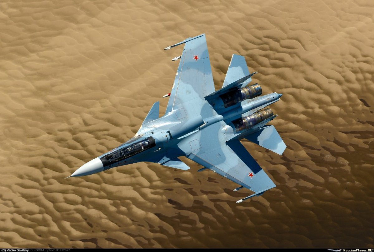 Истребитель su-30sm Flanker-c