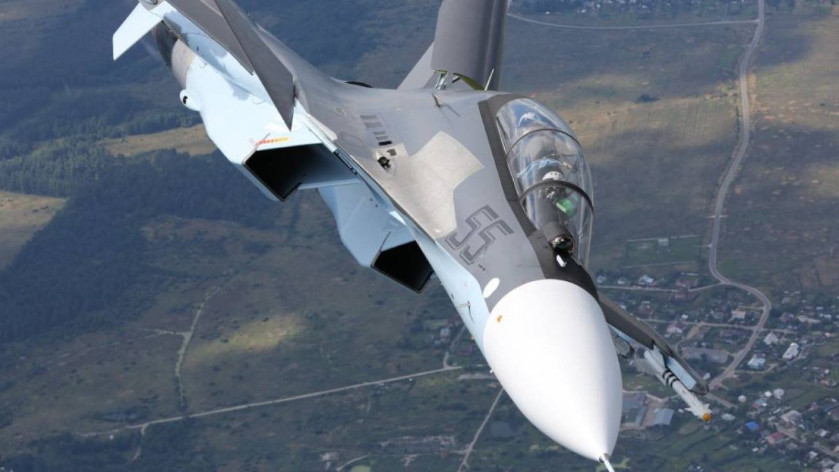 Истребитель Су-30см ВКС России