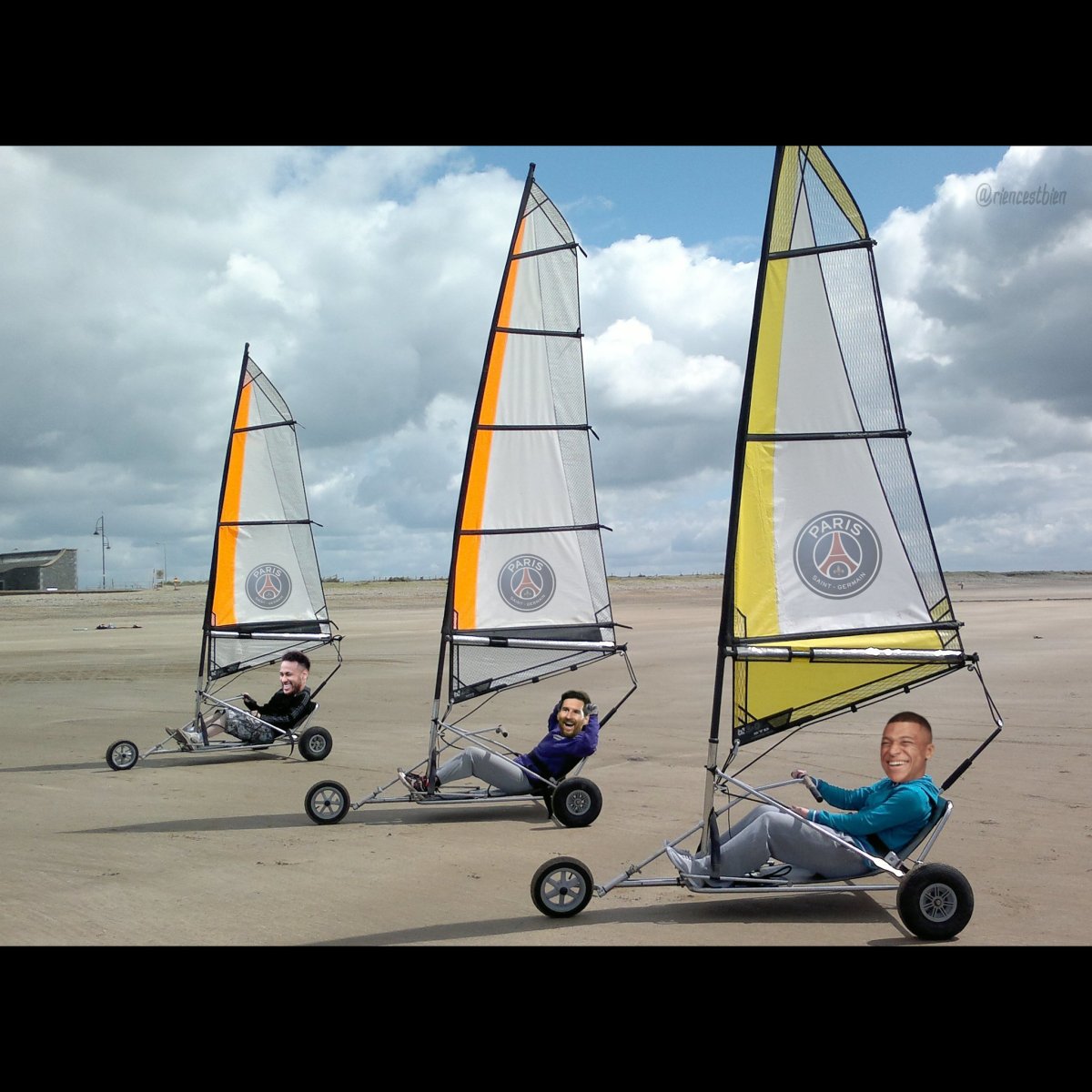 Парусный буер на колёсах