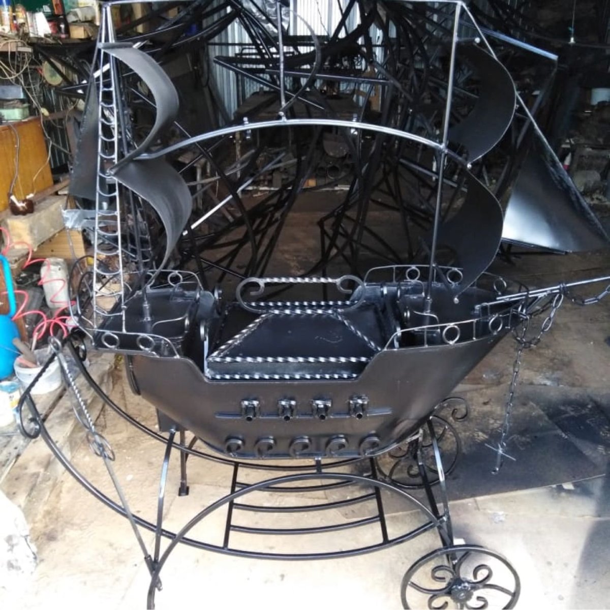 Мангал черная Жемчужина