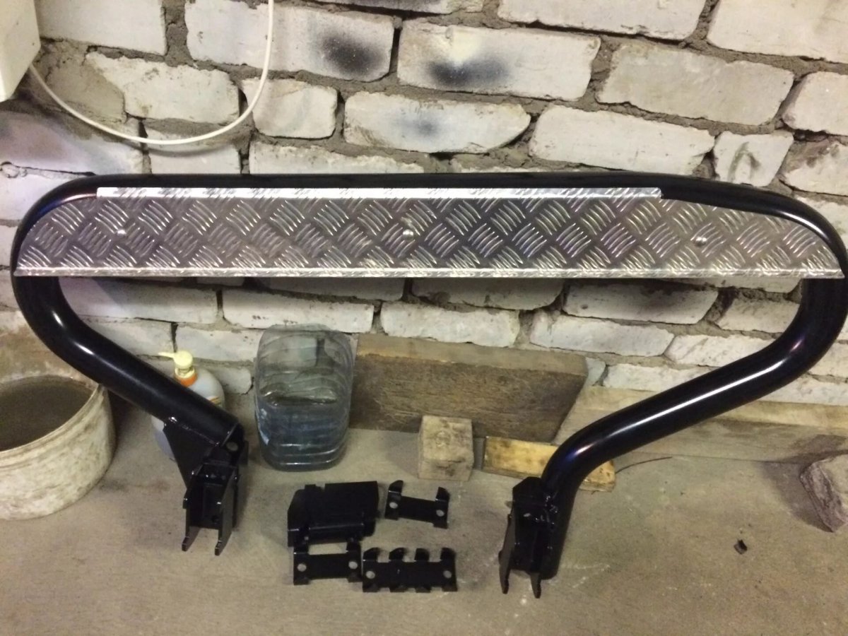 Силовые пороги риф на УАЗ Хантер