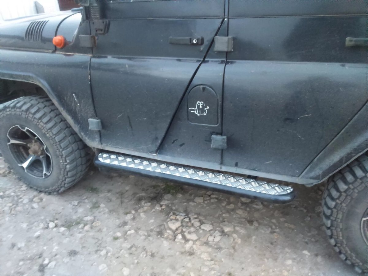 Пороги риф на УАЗ Хантер