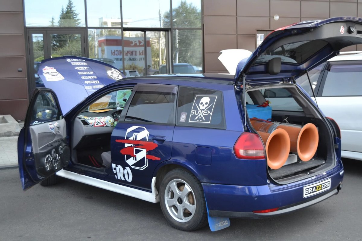 Nissan Wingroad y11 автозвук