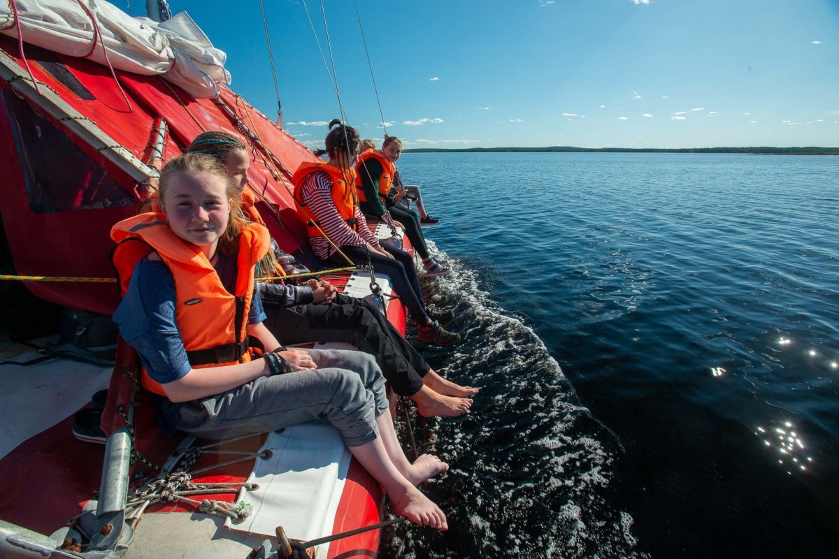 Детский лагерь на Полярном круге