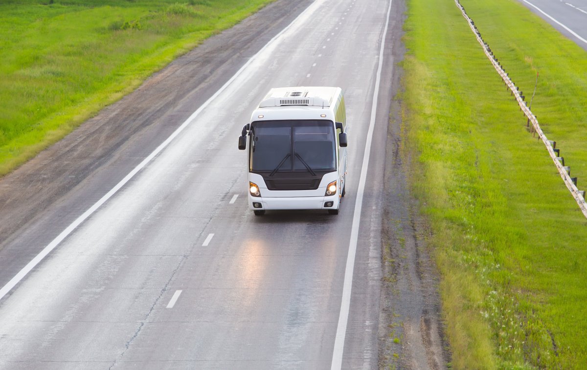 Автобус сверху