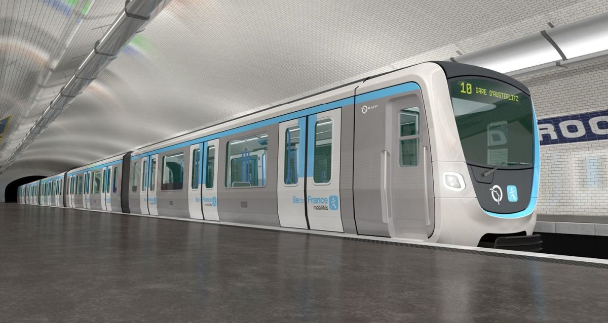 Alstom поезд метро