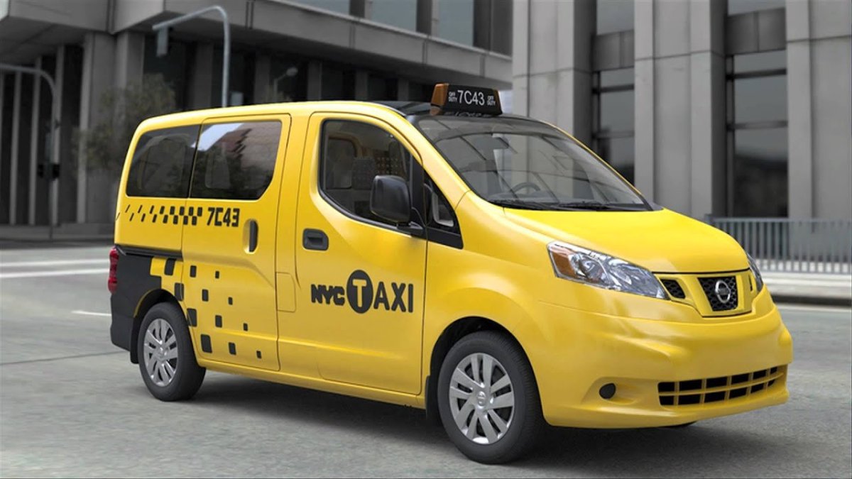 Такси Нью-Йорка Ниссан нв200