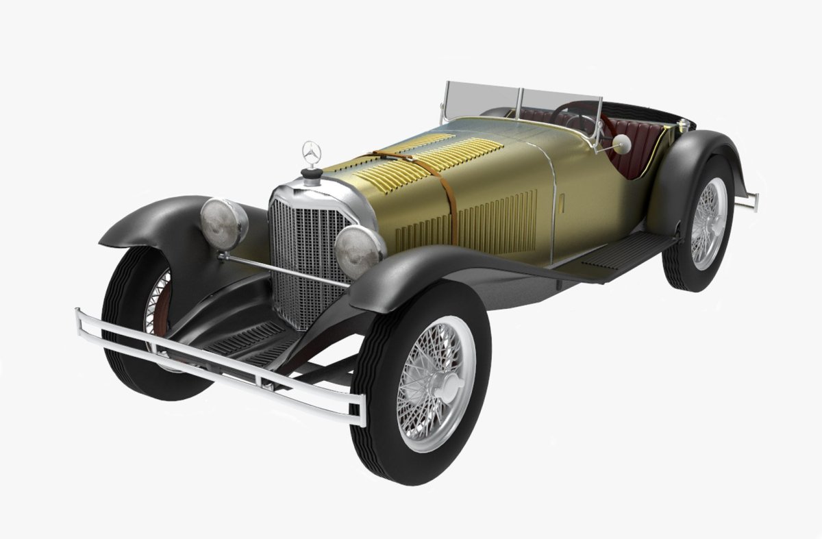 Моделька Mercedes Benz SSK