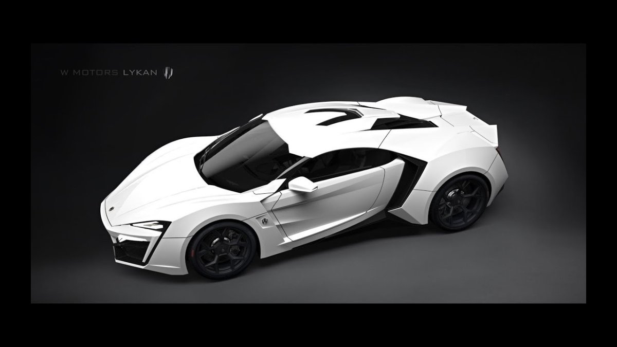 Lykan Hypersport белый