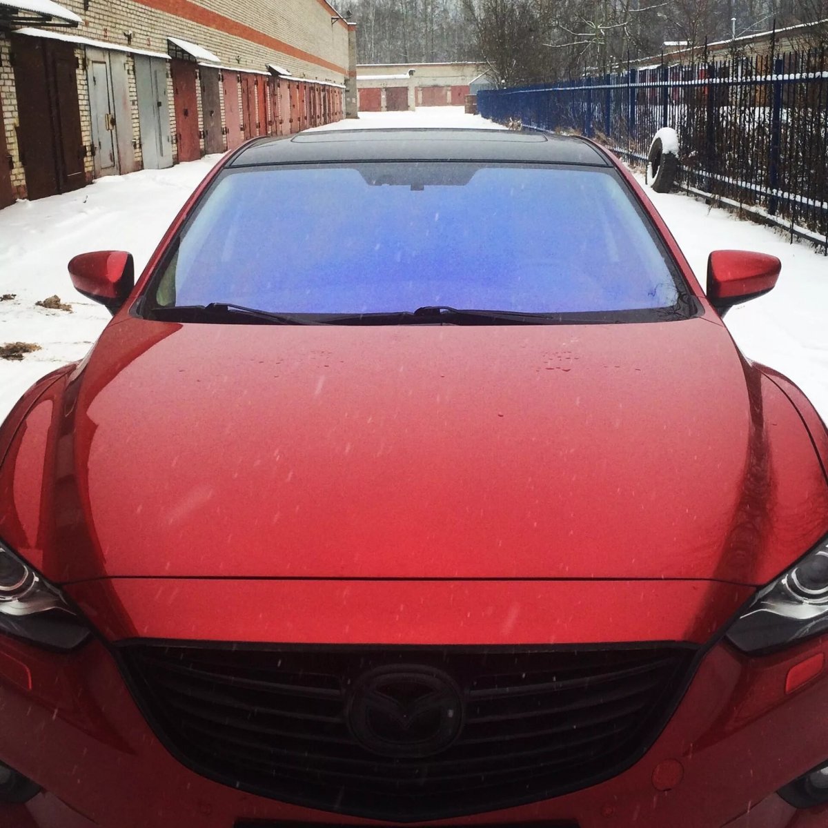 Мазда 6 в пленке