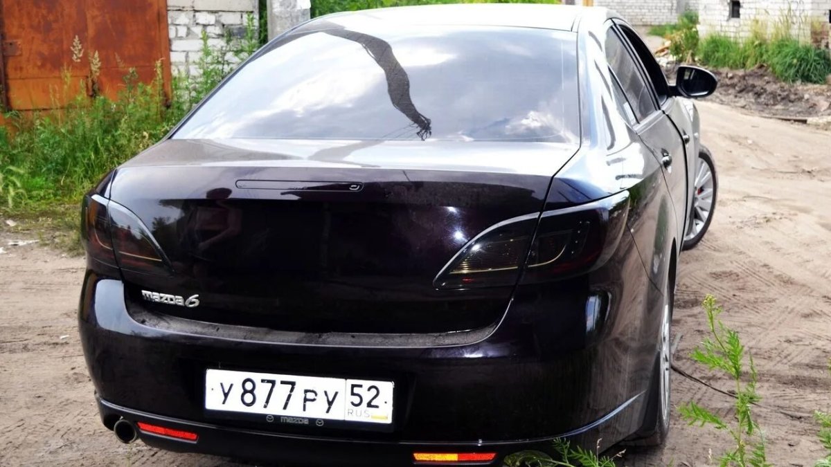 Мазда 6 GH тонировка задних фар