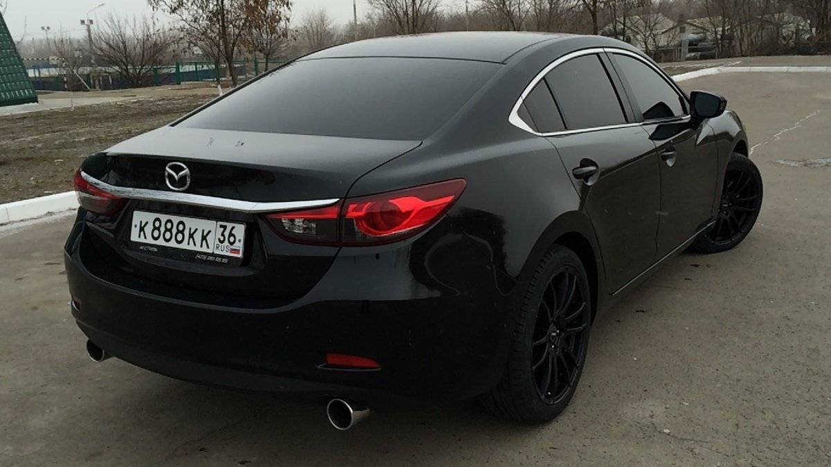 Мазда 6 2014 черная