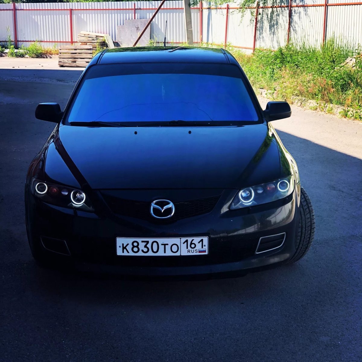 Мазда 6 gg черная