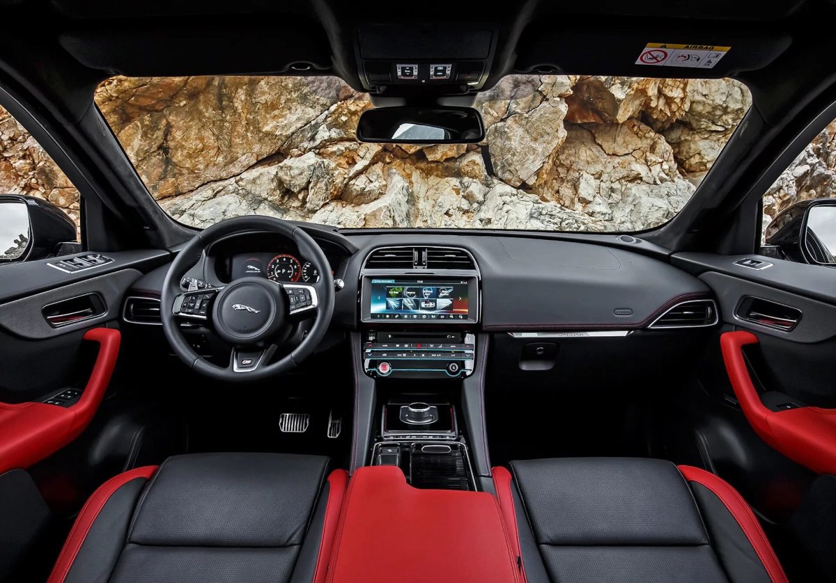Jaguar f Pace 2019 салон