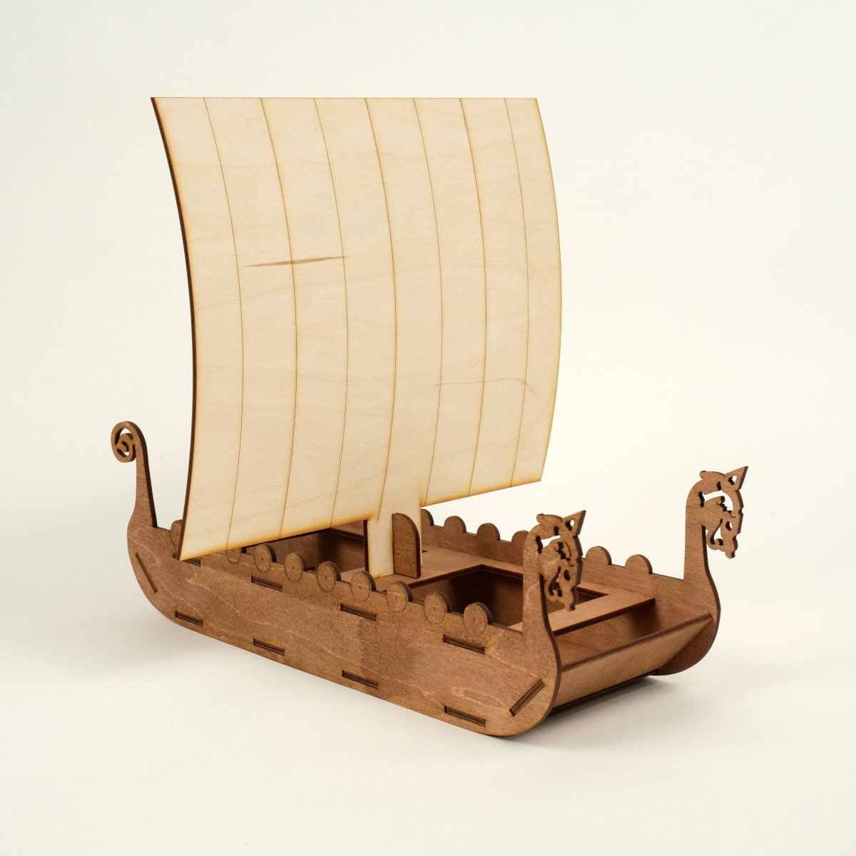Деревянный конструктор корабль