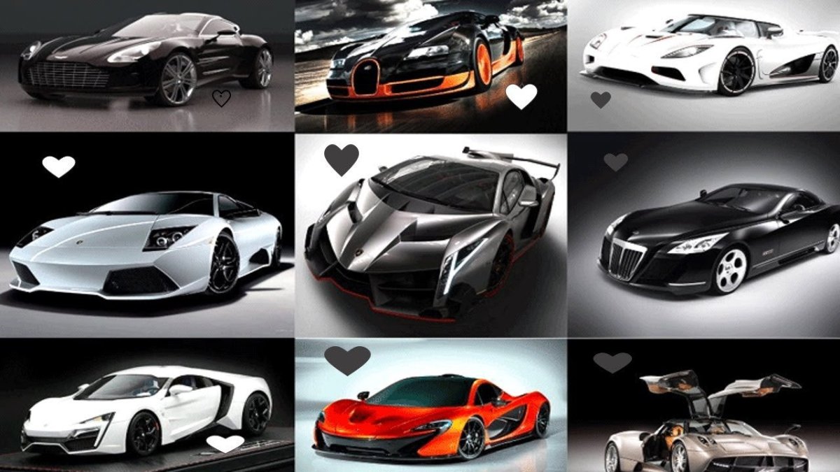 Машины коллаж