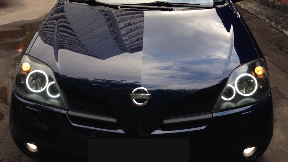 Nissan primera p12 ангельские глазки